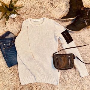 EUC ❤️H&M long sleeve waffle knit style sweater